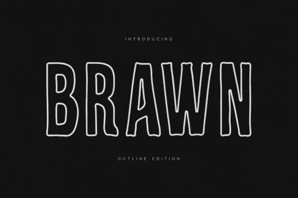 Brawn Font: Playful Display Type for Small Businesses