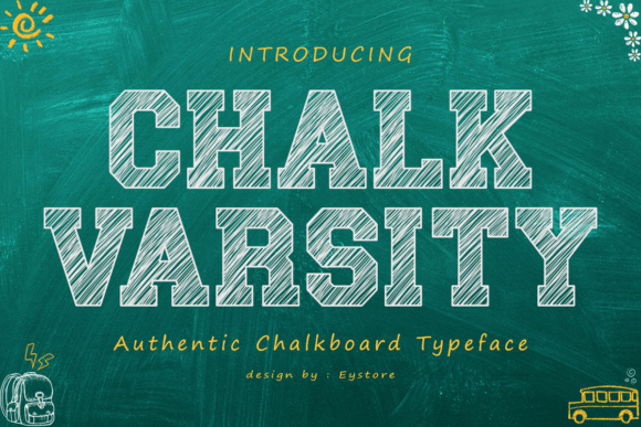 Chalk Varsity Font for Editorial Design