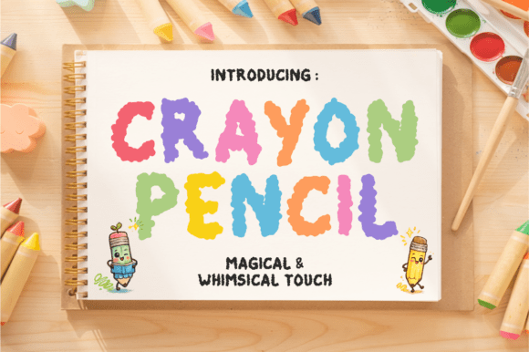 Crayon Pencil Font for Creative Campaigns