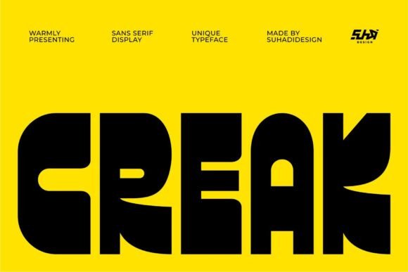Creak: A Bold Font for Impactful Campaigns