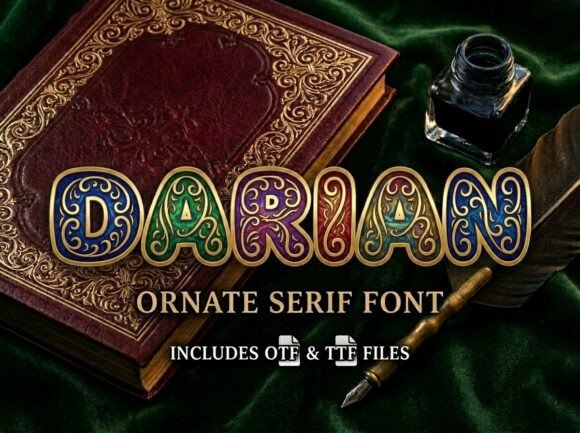 Darian Font: Majestic Display Type