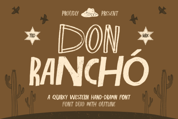 Don Rancho Font: Western Style for Digital Design