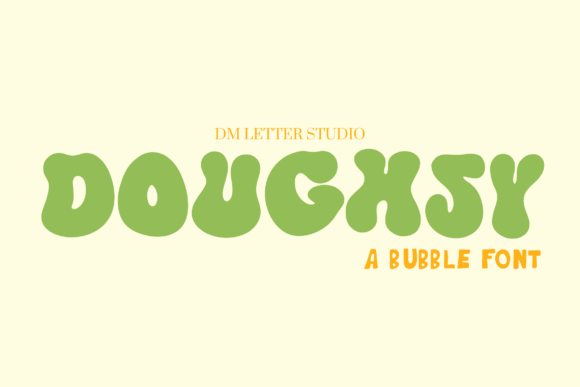 Doughsy: A Playful Display Font