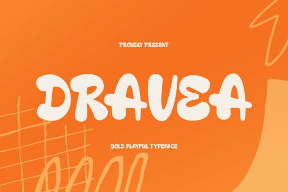 Dravea: A Bold Display Font for Creative Projects