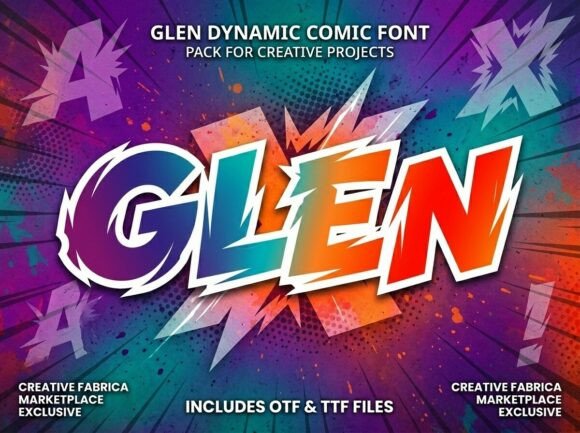 Glen: A Bold Display Typeface