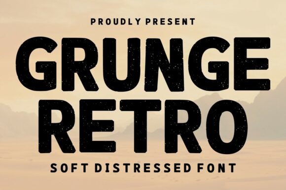 Grunge Retro Font for Bold Branding