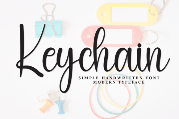 Keychain Font for Creative Brands