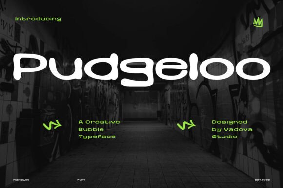 Pudgeloo Font for Creative Makers