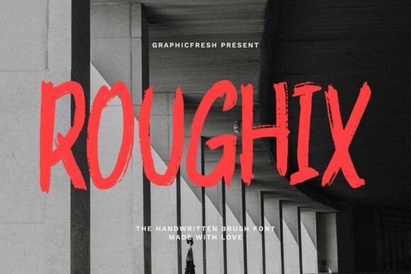 Roughix Font for Business Branding