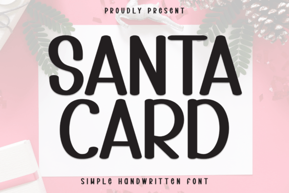 Santa Card Font for Professional Branding