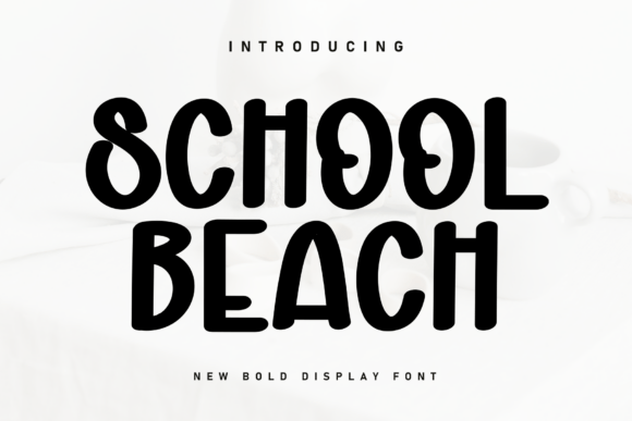 School Beach Font for Business Branding