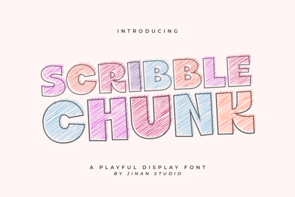 Scrible Chunk Font for Creative Web Design
