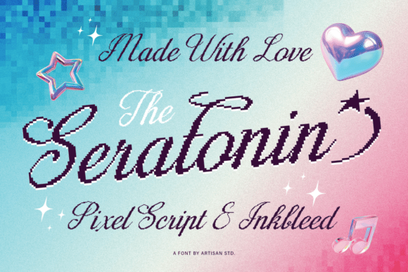 Seratonin: A Retro-Futuristic Display Font