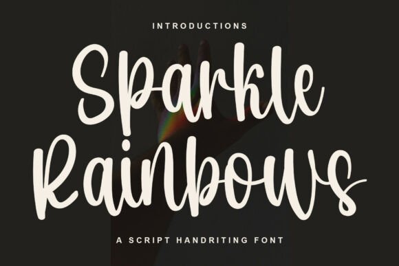 Sparkle Rainbows Font for Web Design