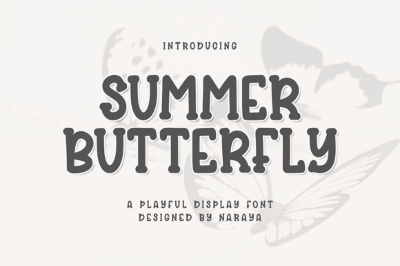 Summer Butterfly Font