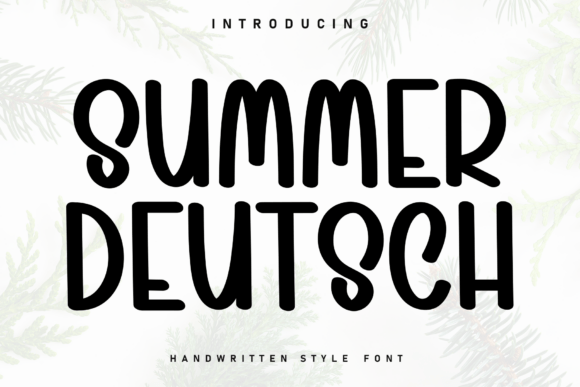 Summer Deutsch Font for Creative Design