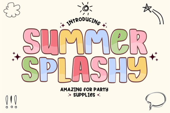 Summer Splashy Font Review