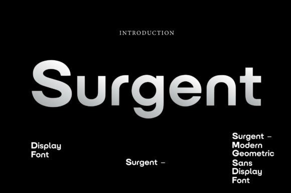 Surgent: A Bold Font for Business