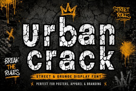 Urban Crack Font for Bold Branding