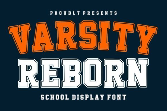 Varsity Reborn Font for Business Branding
