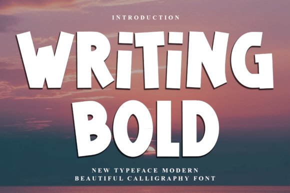 Writing Bold: A Friendly Font for Creative Projects